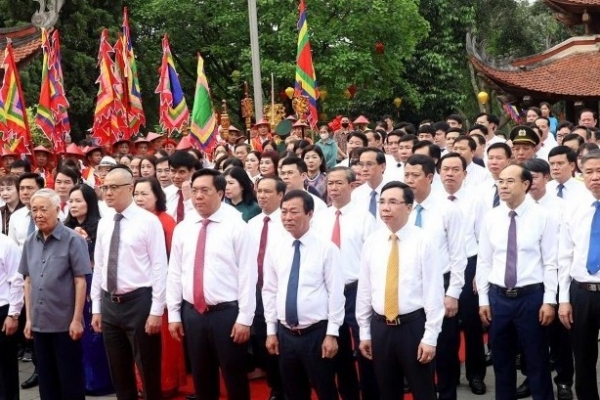 Phú Thọ: Lễ dâng hương giỗ Quốc Tổ Lạc Long Quân và tưởng niệm Tổ Mẫu Âu Cơ