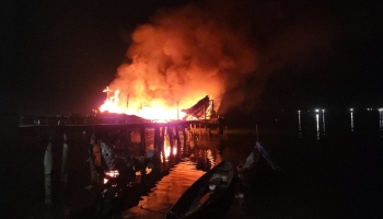 Tp. Huế: Kịp thời khống chế vụ cháy trong đêm, không thiệt hại về người