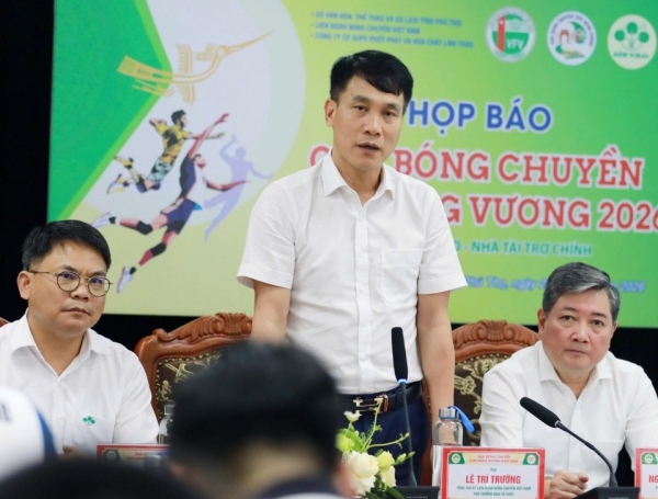 Họp báo Giải Bóng chuyền Cúp Hùng Vương năm 2026