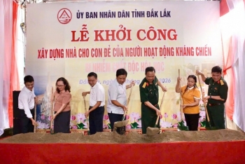 Khởi công xây dựng, sửa chữa 44 căn nhà cho con đẻ người nhiễm chất độc hóa học ở Đắk Lắk