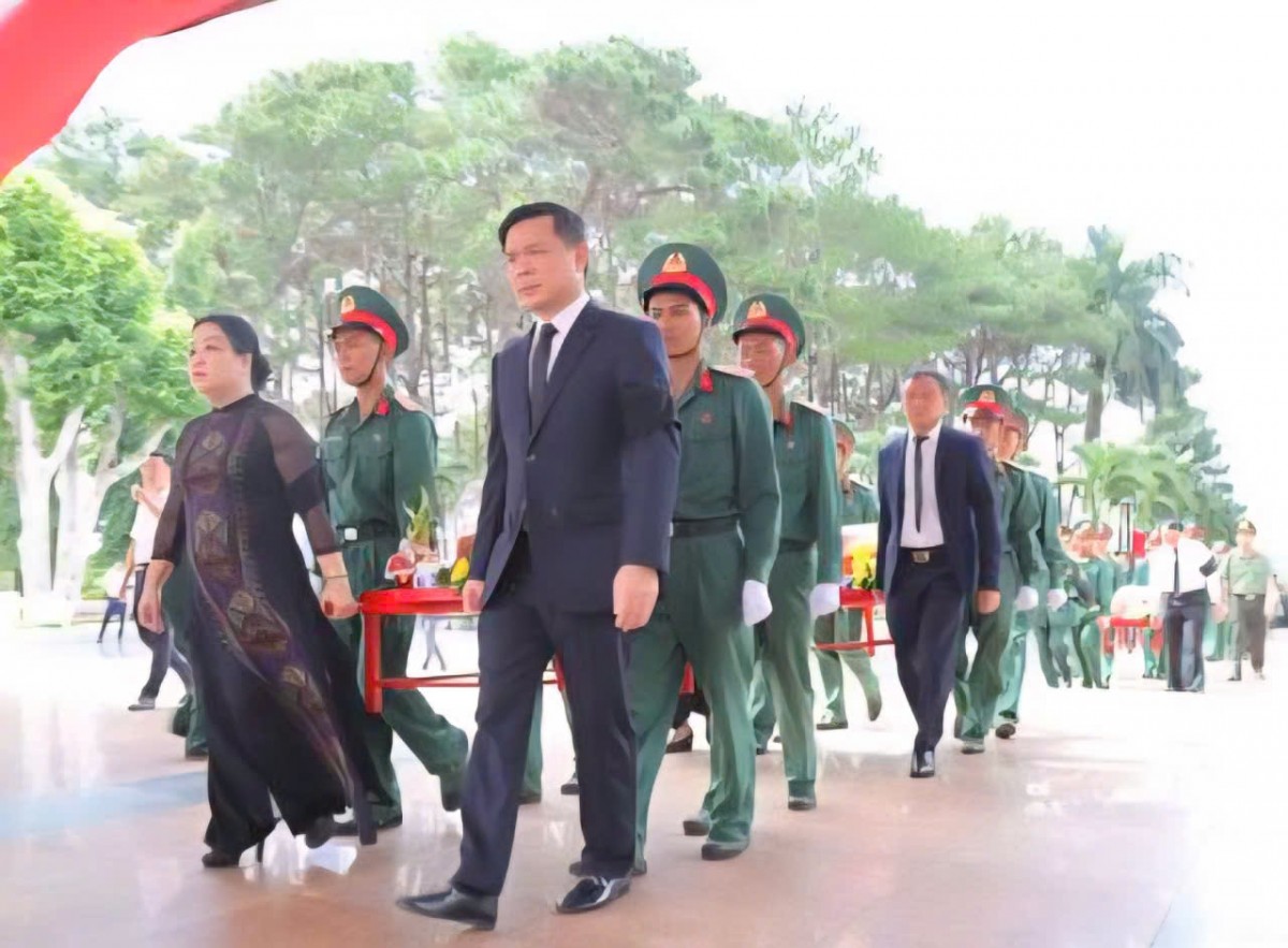 Đắk Lắk đón nhận 27 hài cốt liệt sĩ quân tình nguyện và chuyên gia Việt Nam hy sinh tại Campuchia