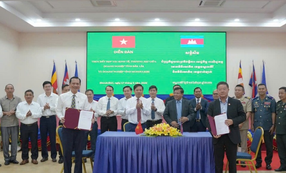 Đắk Lắk và Mondulkiri mở rộng hợp tác thương mại, đầu tư vì phát triển bền vững