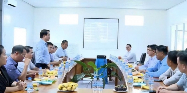 Phó Chủ tịch Thường trực UBND tỉnh Gia Lai làm việc với Công ty Nông nghiệp HAGL - Stung Treng