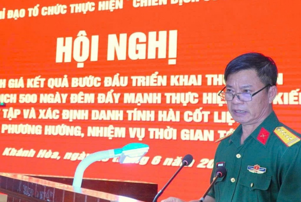 Khánh Hòa huy động các nguồn nhân lực thực hiện chiến dịch 500 ngày đêm tìm kiếm liệt sĩ
