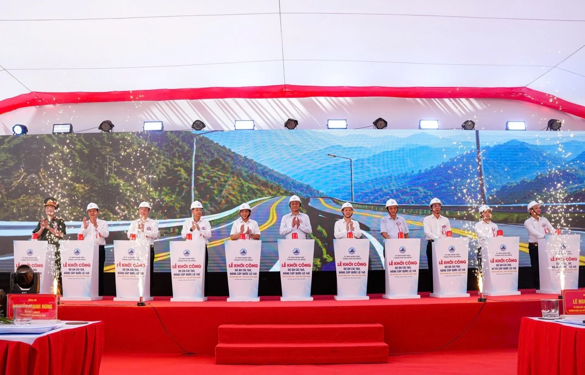 Đà Nẵng khởi công nâng cấp hơn 65km Quốc lộ 14D