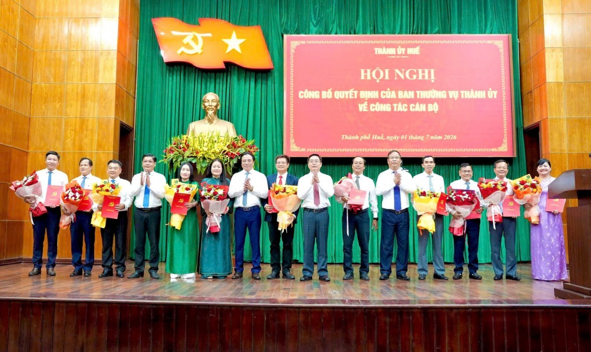 Tp.Huế: Phó Giám đốc Sở Tài chính giữ chức vụ giám đốc Sở Nông nghiệp và Môi trường