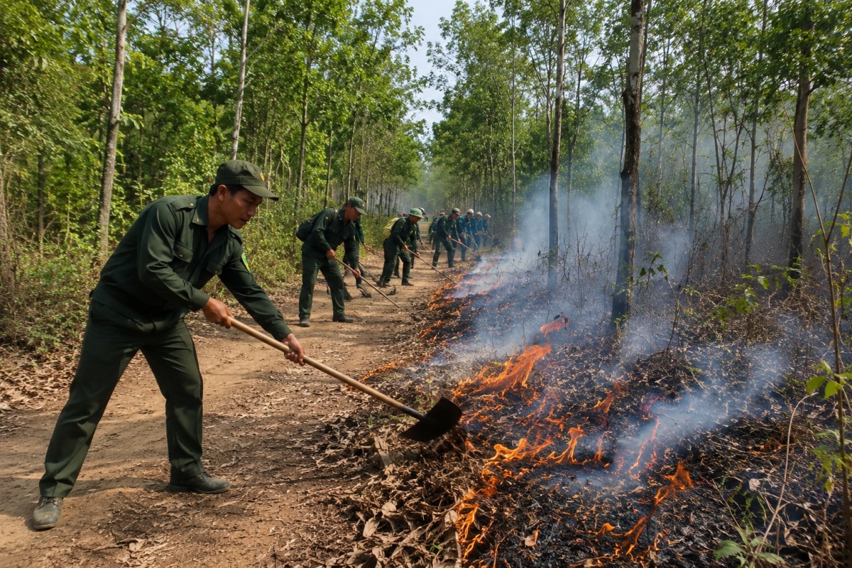 Đồng Tháp siết chặt phòng cháy, chữa cháy rừng