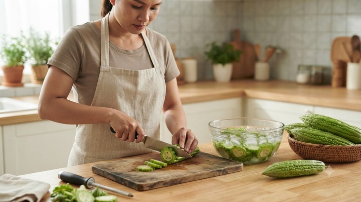 Mẹo giảm vị đắng của mướp đắng giúp món ăn giòn ngon, dễ thưởng thức