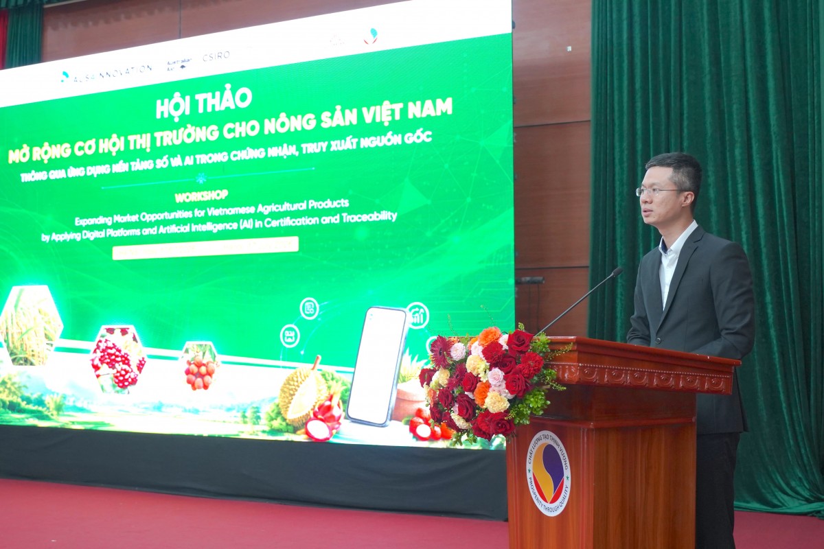Ông Trần Đăng Khoa, Phó Chủ tịch Ủy ban Tiêu chuẩn Đo lường Chất lượng Quốc gia, cho biết đơn vị sẽ tiếp tục hoàn thiện, mở rộng V-Standard và tăng cường kết nối với các hệ thống truy xuất nguồn gốc quốc gia.