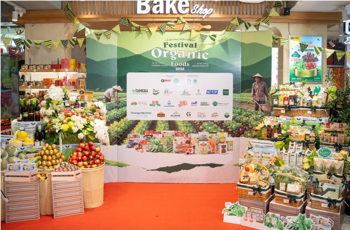 Festival Organic Foods 2026: Điểm hẹn của thực phẩm hữu cơ và tiêu dùng xanh