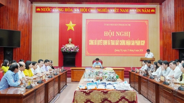 Tỉnh Quảng Trị công nhận 31 sản phẩm đạt OCOP