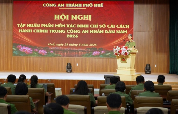 CATP Huế thúc đẩy đổi mới, sáng tạo trong cải cách hành chính vì nhân dân phục vụ