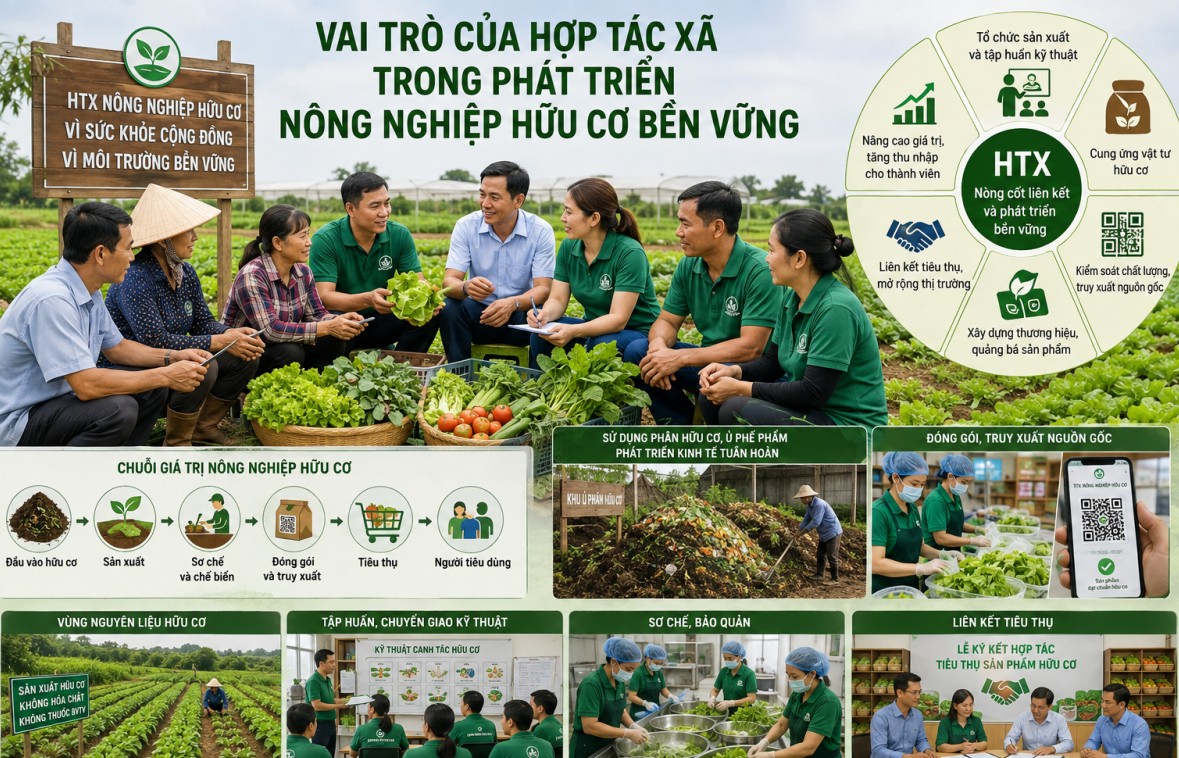 vai tro cua hop tac xa trong phat trien nong nghiep huu co ben vung