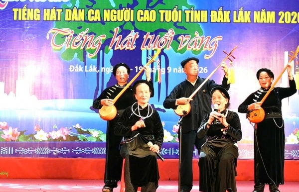 Ấn tượng và xúc động tại Liên hoan Tiếng hát Dân ca Người cao tuổi tỉnh Đắk Lắk năm 2026
