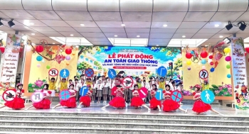 Trường Tiểu học Nghĩa Tân: Lan tỏa thông điệp “An toàn là trên hết”