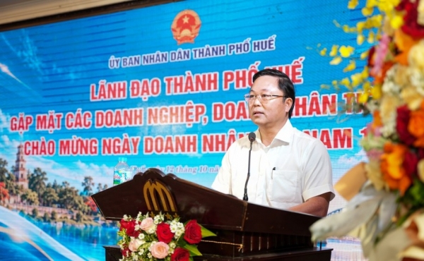 Tp. Huế đồng hành cùng doanh nghiệp, thúc đẩy phát triển bền vững