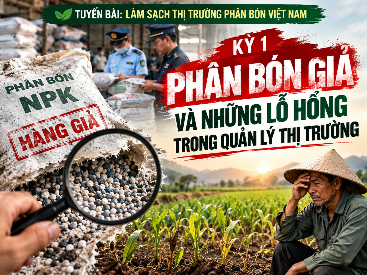 Làm sạch thị trường phân bón Việt Nam - Kỳ 1: Phân bón giả và những “lỗ hổng” trong quản lý