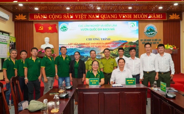 vqg bach ma tiep nhan chim tri sao tang cuong bao ton da dang sinh hoc