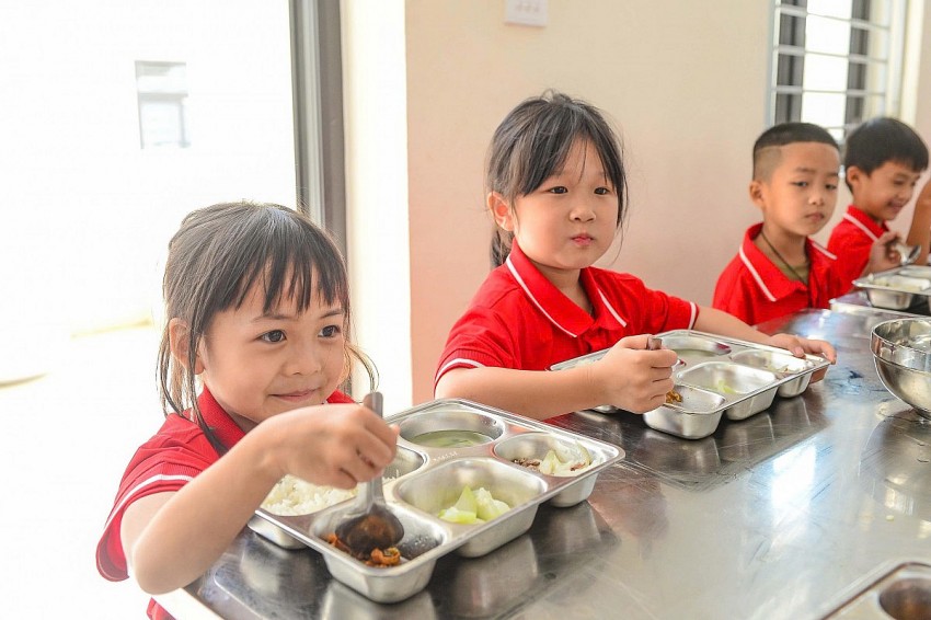 Cháu Hà Phương Nhu, học sinh lớp 2G
